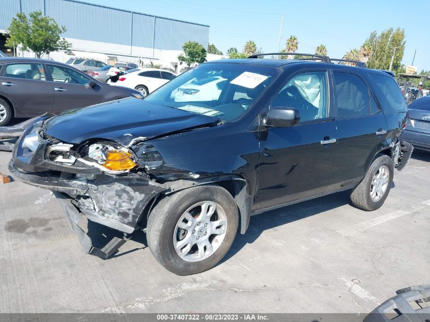 2004 Acura Mdx Touring Pkg Res W/Nav VIN: 2HNYD18904H542906 Lot: 37407322