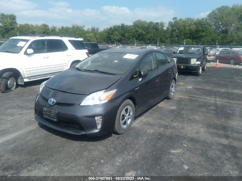 2014 Toyota Prius Four/Five/Three/One/Two VIN: JTDKN3DU4E0387295 Lot: 37407683