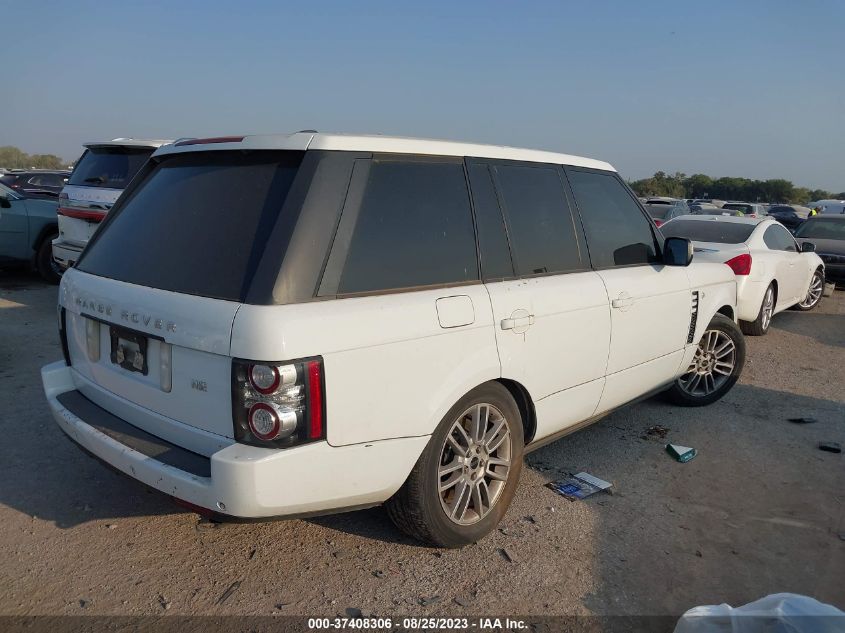 2012 Land Rover Range Rover Hse VIN: SALME1D44CA393546 Lot: 37408306