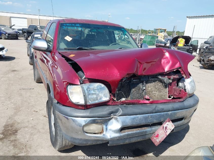 2000 Toyota Tundra Sr5 VIN: 5TBRT3418YS124828 Lot: 37410245