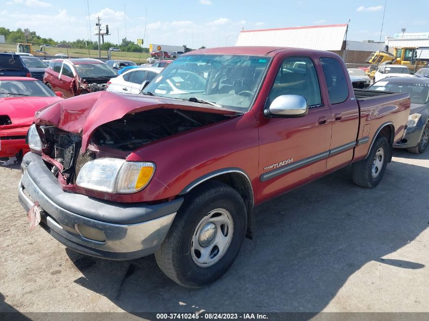 2000 Toyota Tundra Sr5 VIN: 5TBRT3418YS124828 Lot: 37410245