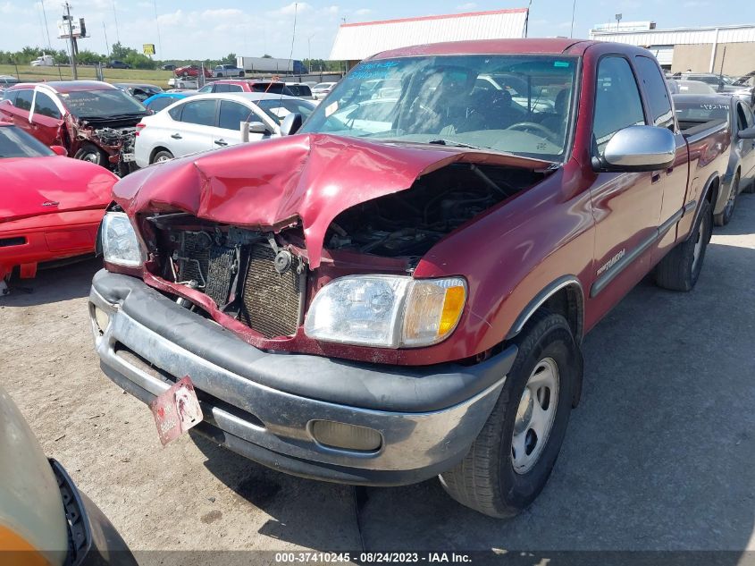 2000 Toyota Tundra Sr5 VIN: 5TBRT3418YS124828 Lot: 37410245