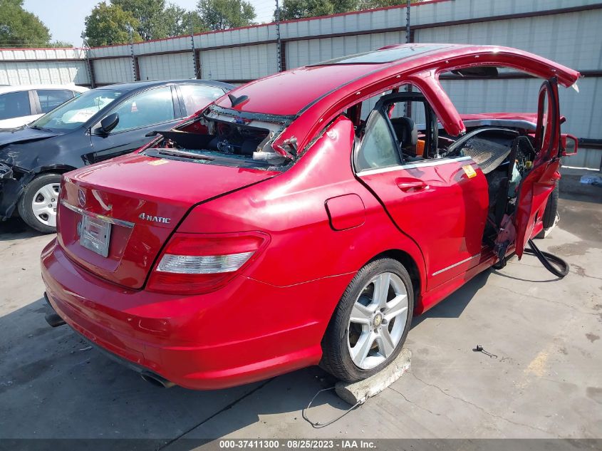 2010 Mercedes-Benz C 300 Sport 4Matic/Luxury 4Matic VIN: WDDGF8BB3AR122798 Lot: 37411300