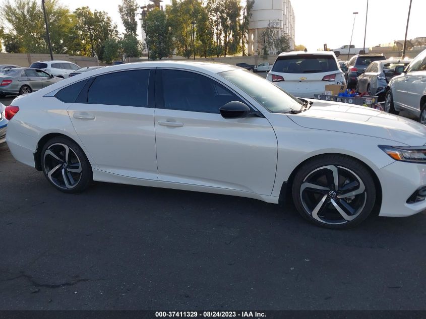 2022 Honda Accord Sedan Sport VIN: 1HGCV2F31NA001608 Lot: 37411329