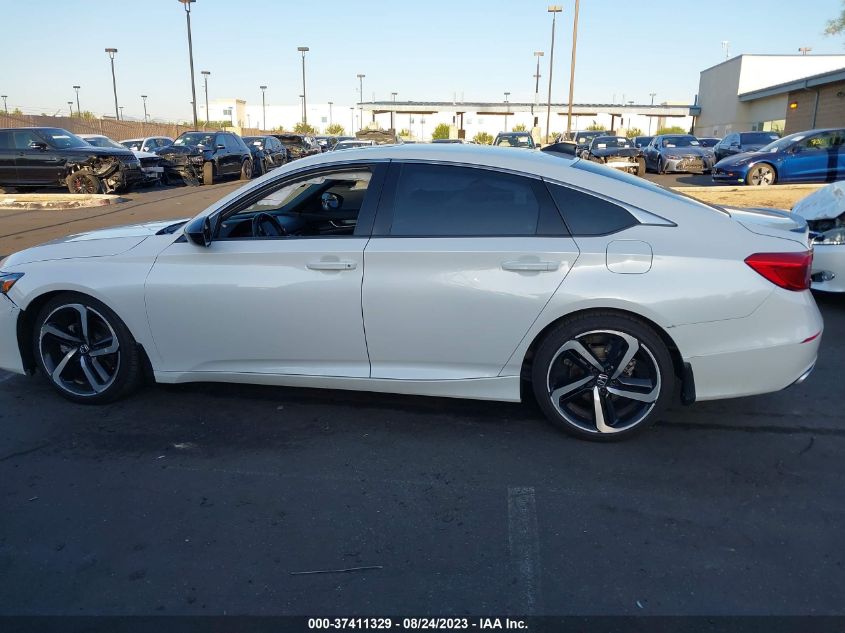 2022 Honda Accord Sedan Sport VIN: 1HGCV2F31NA001608 Lot: 37411329