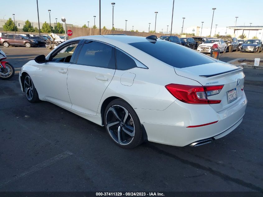 2022 Honda Accord Sedan Sport VIN: 1HGCV2F31NA001608 Lot: 37411329