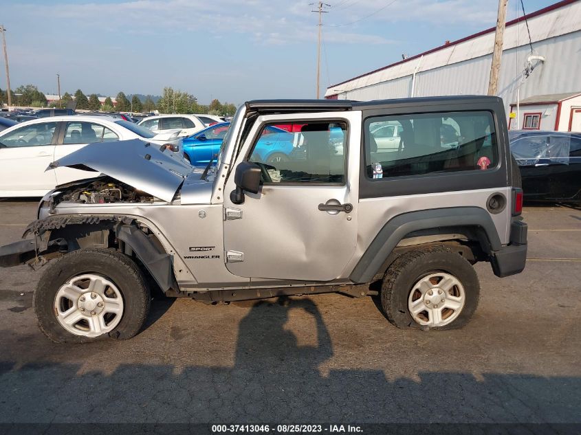 2013 Jeep Wrangler Sport VIN: 1C4AJWAGXDL706669 Lot: 37413046