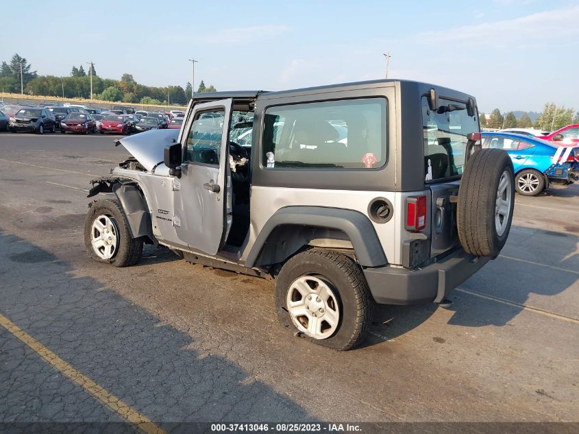 2013 Jeep Wrangler Sport VIN: 1C4AJWAGXDL706669 Lot: 37413046