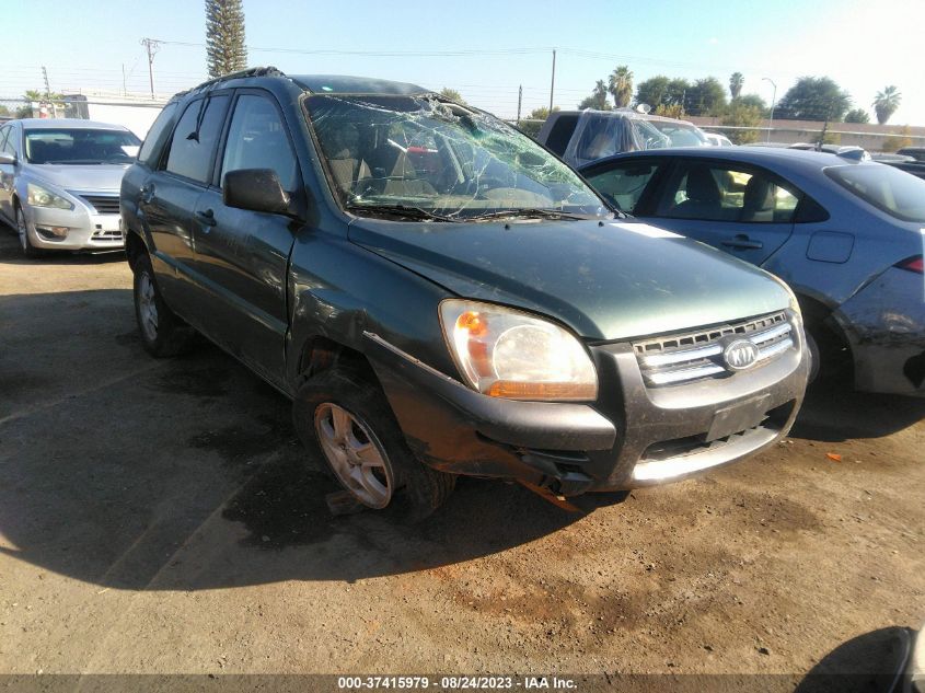 2007 Kia Sportage Lx VIN: KNDJF724777303743 Lot: 37415979