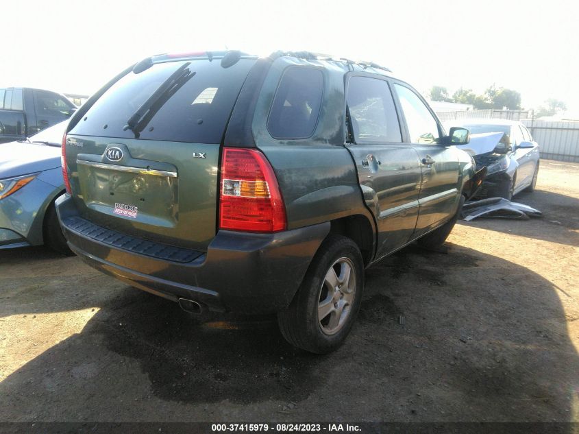 2007 Kia Sportage Lx VIN: KNDJF724777303743 Lot: 37415979