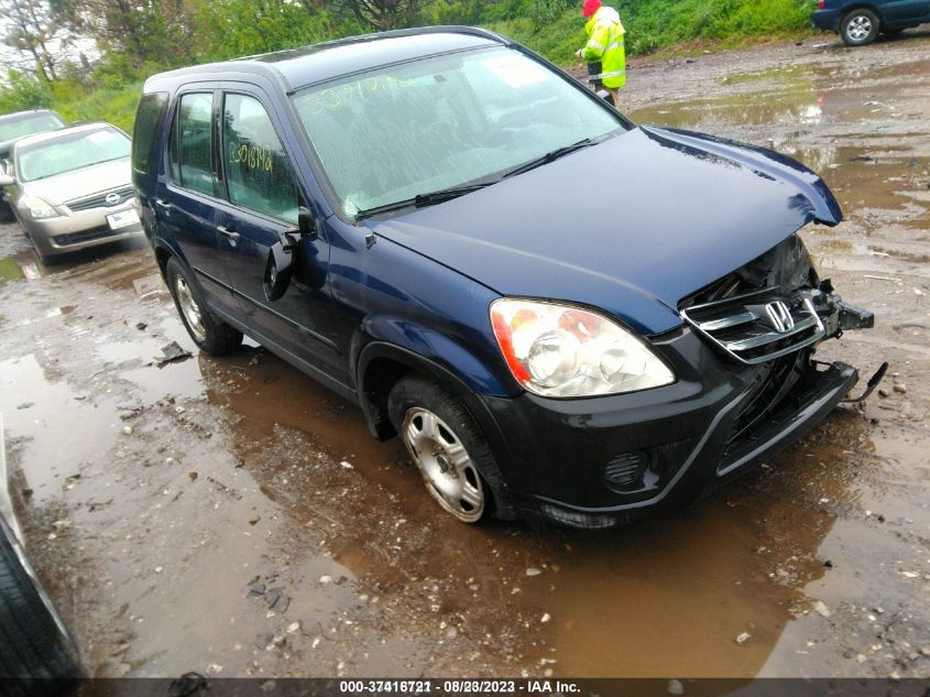 2005 Honda Cr-V Lx VIN: SHSRD68505U301366 Lot: 37416721