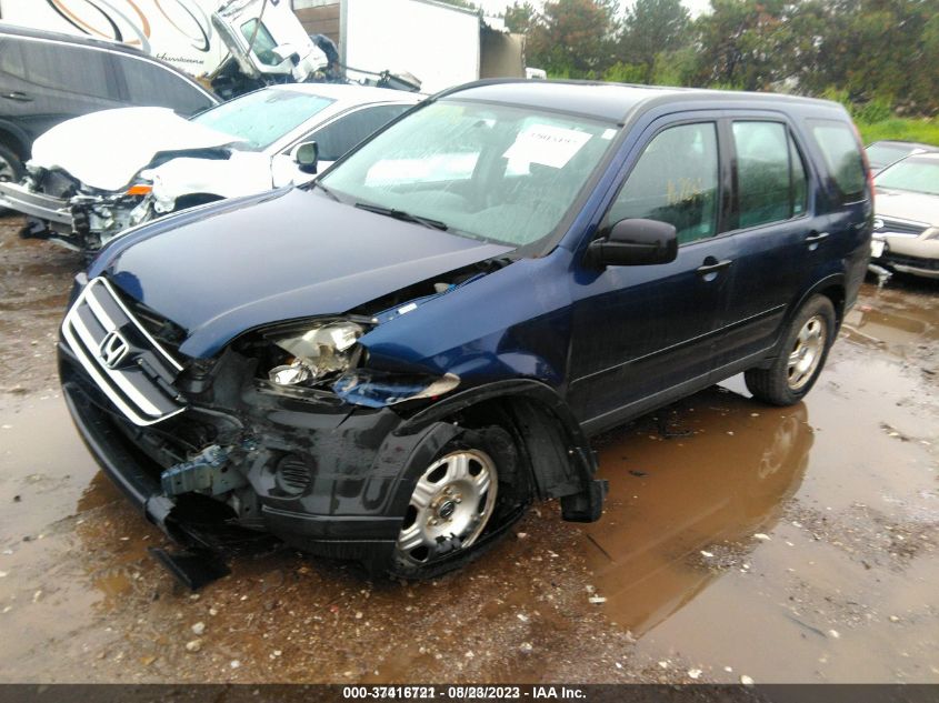 2005 Honda Cr-V Lx VIN: SHSRD68505U301366 Lot: 37416721