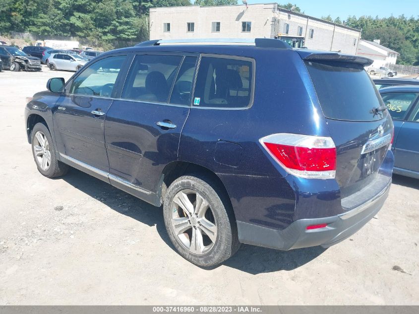 2013 Toyota Highlander Limited V6 VIN: 5TDYK3EH0DS090721 Lot: 37416960