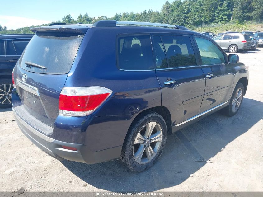 2013 Toyota Highlander Limited V6 VIN: 5TDYK3EH0DS090721 Lot: 37416960