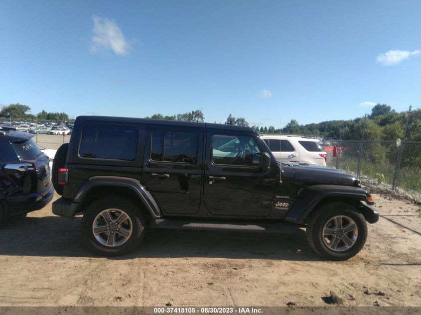 2021 Jeep Wrangler Unlimited Sahara 4X4 VIN: 1C4HJXEG4MW506447 Lot: 37418105