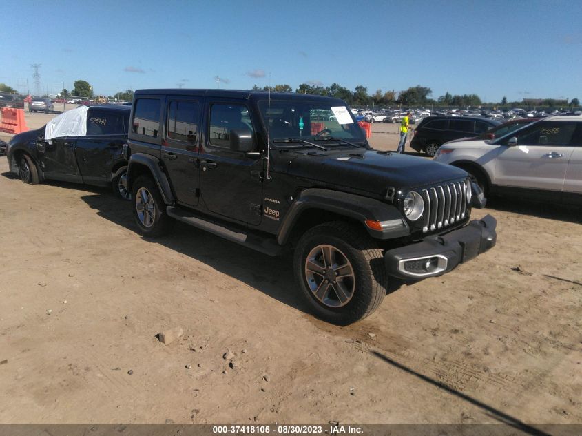 2021 Jeep Wrangler Unlimited Sahara 4X4 VIN: 1C4HJXEG4MW506447 Lot: 37418105