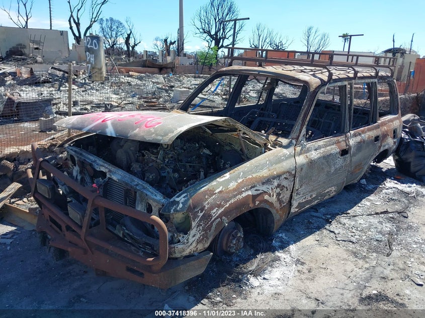 1991 Toyota Land Cruiser Fj80 VIN: JT3FJ80W0M0017238 Lot: 37418396
