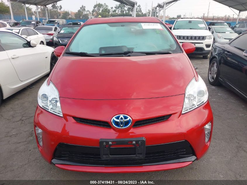 2014 Toyota Prius Four/Five/Three/One/Two VIN: JTDKN3DU7E1754538 Lot: 37419431