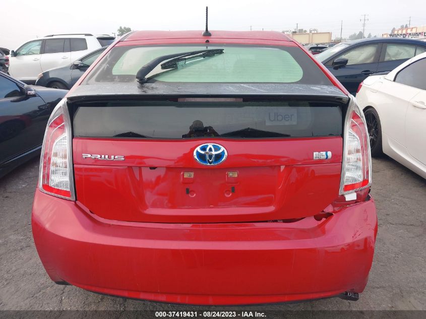 2014 Toyota Prius Four/Five/Three/One/Two VIN: JTDKN3DU7E1754538 Lot: 37419431