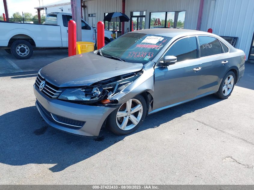 2013 Volkswagen Passat 2.5L Se VIN: 1VWBH7A34DC012141 Lot: 37422433