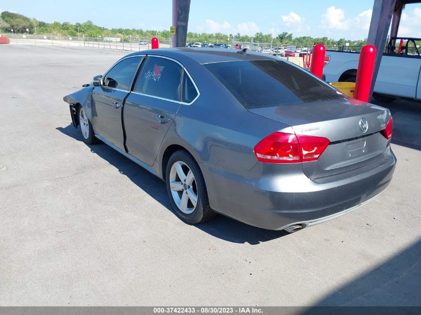 2013 Volkswagen Passat 2.5L Se VIN: 1VWBH7A34DC012141 Lot: 37422433