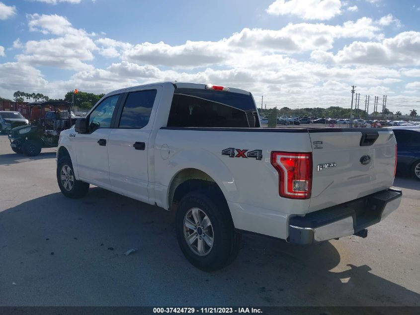 2017 Ford F-150 Xl VIN: 1FTEW1EF0HFC06693 Lot: 37424729