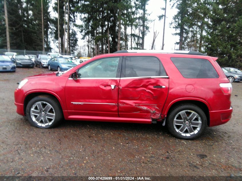 2012 GMC Acadia Denali VIN: 1GKKVTED4CJ280306 Lot: 37425699