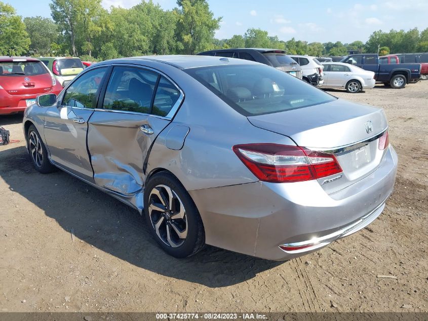 1HGCR2F86HA074784 2017 Honda Accord Sedan Ex-L