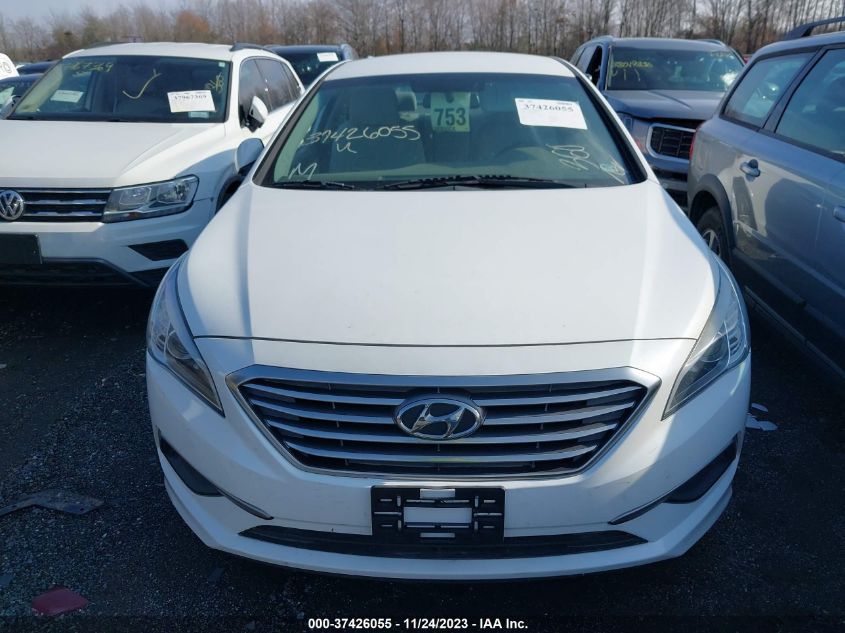 2016 Hyundai Sonata Se VIN: 5NPE24AF1GH352401 Lot: 37426055