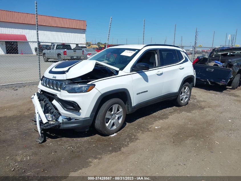 2022 Jeep Compass Latitude 4X4 VIN: 3C4NJDBBXNT199898 Lot: 37428587