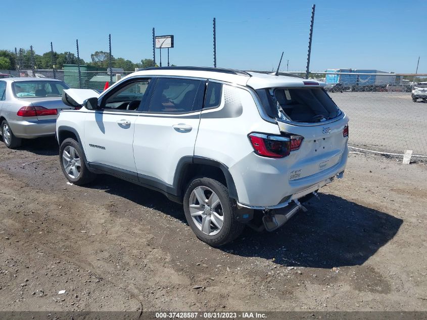 2022 Jeep Compass Latitude 4X4 VIN: 3C4NJDBBXNT199898 Lot: 37428587