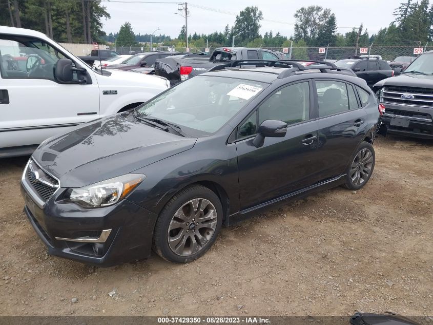 2016 Subaru Impreza Wagon 2.0I Sport Limited VIN: JF1GPAY6XG8280052 Lot: 37429350