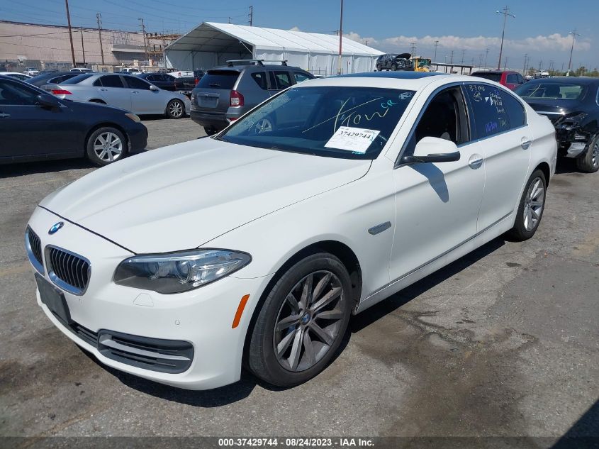 2014 BMW 5 Series 535I VIN: WBA5B1C50ED481040 Lot: 37429744