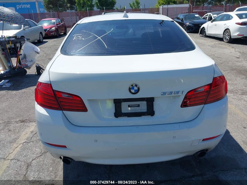 2014 BMW 5 Series 535I VIN: WBA5B1C50ED481040 Lot: 37429744