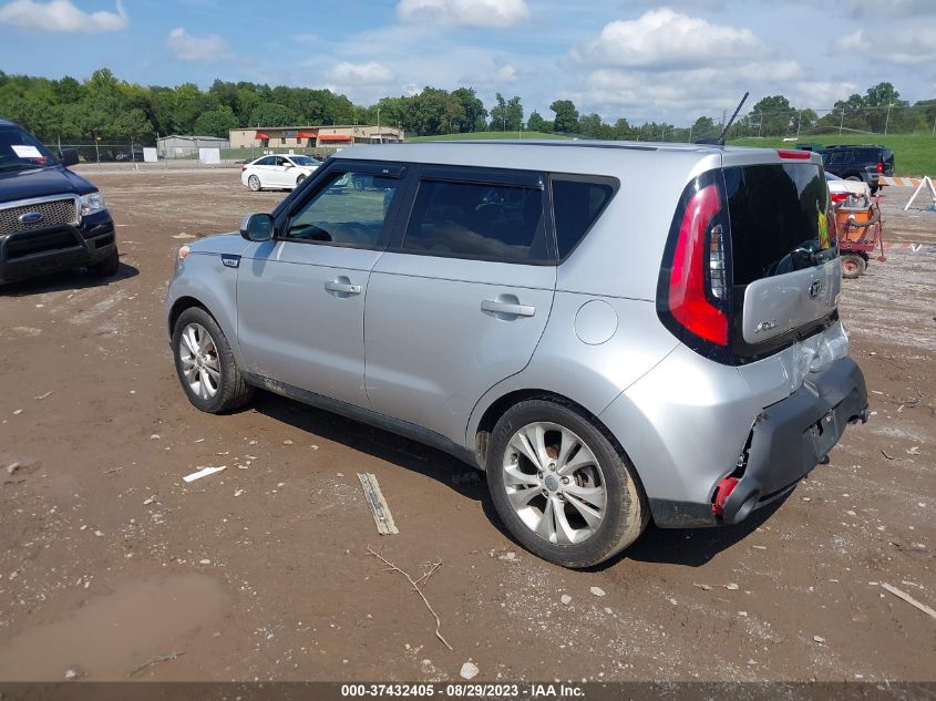 2015 Kia Soul + VIN: KNDJP3A5XF7779161 Lot: 37432405