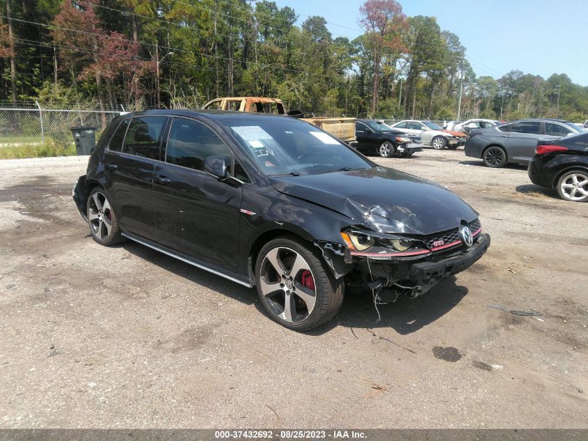 2016 Volkswagen Golf Gti Autobahn W/Performance Package 4-Door VIN: 3VW447AU3GM023390 Lot: 37432692