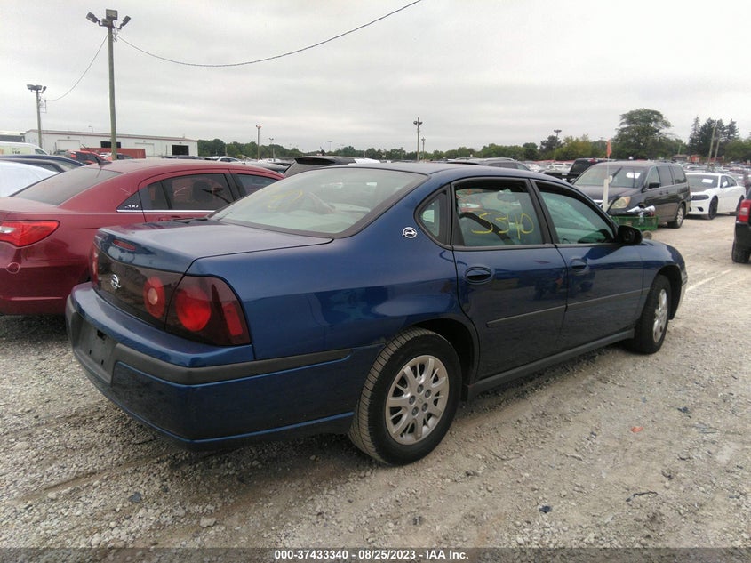 2G1WF52E339163906 2003 CHEVROLET IMPALA photo no. 4