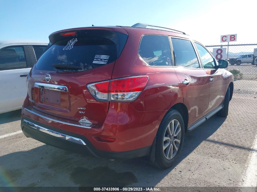 2014 Nissan Pathfinder Sv VIN: 5N1AR2MMXEC705263 Lot: 37433906