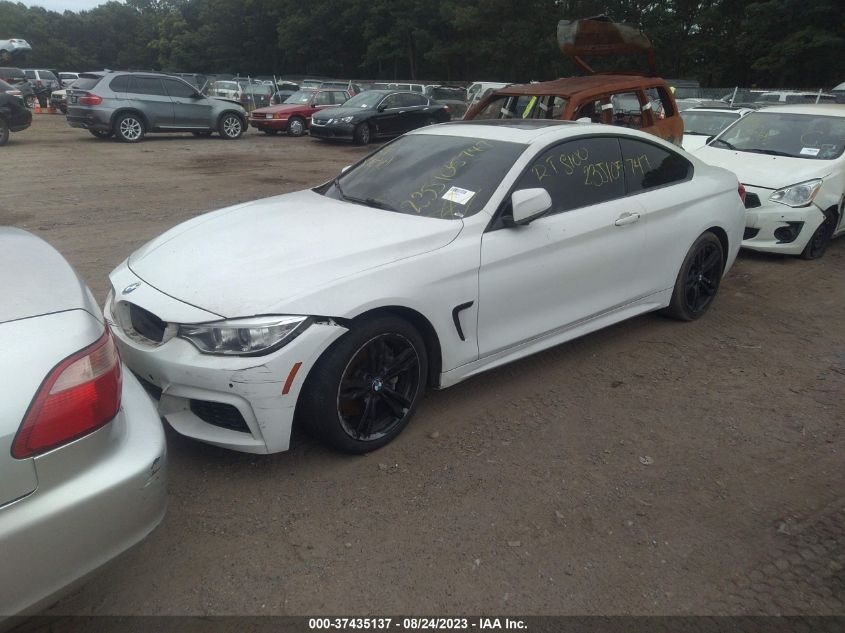 2014 BMW 435I xDrive VIN: WBA3R5C54EK186884 Lot: 37435137