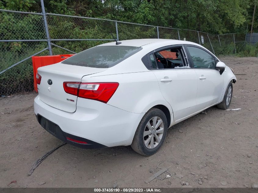 KNADN4A32E6368135 2014 Kia Rio Ex