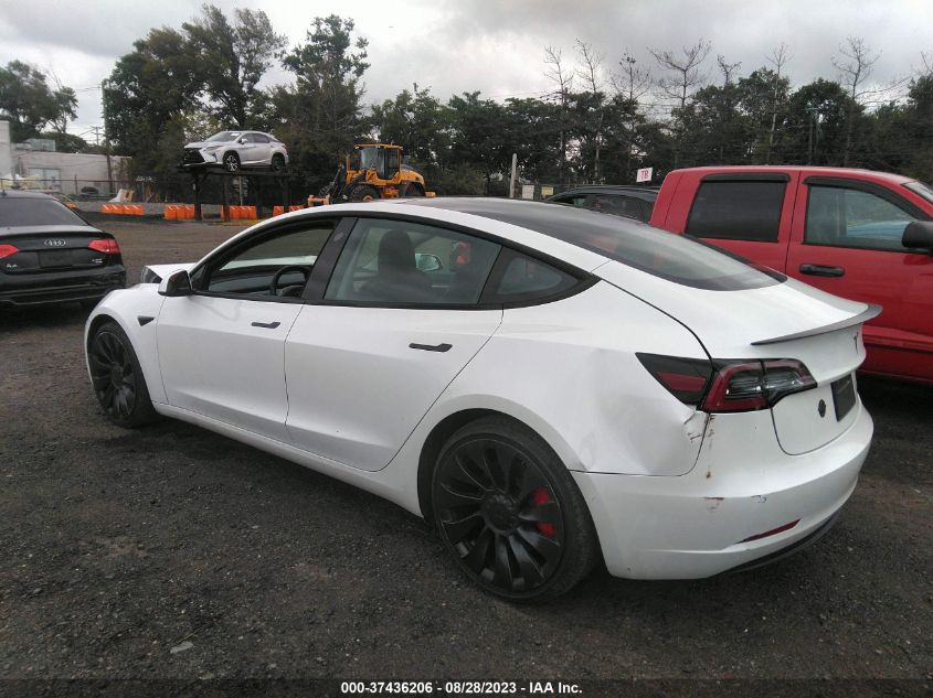 2021 Tesla Model 3 Performance Dual Motor All-Wheel Drive VIN: 5YJ3E1EC9MF094829 Lot: 37436206