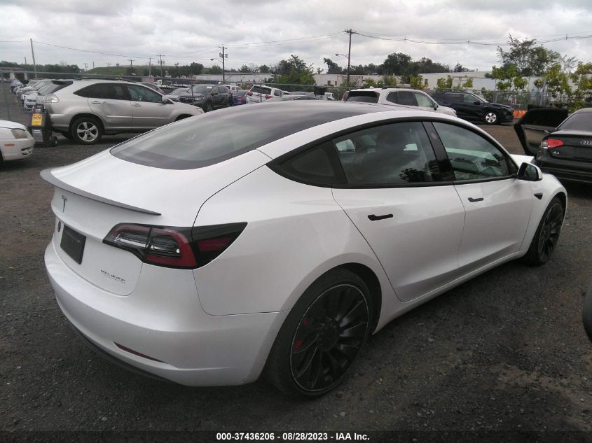 2021 Tesla Model 3 Performance Dual Motor All-Wheel Drive VIN: 5YJ3E1EC9MF094829 Lot: 37436206