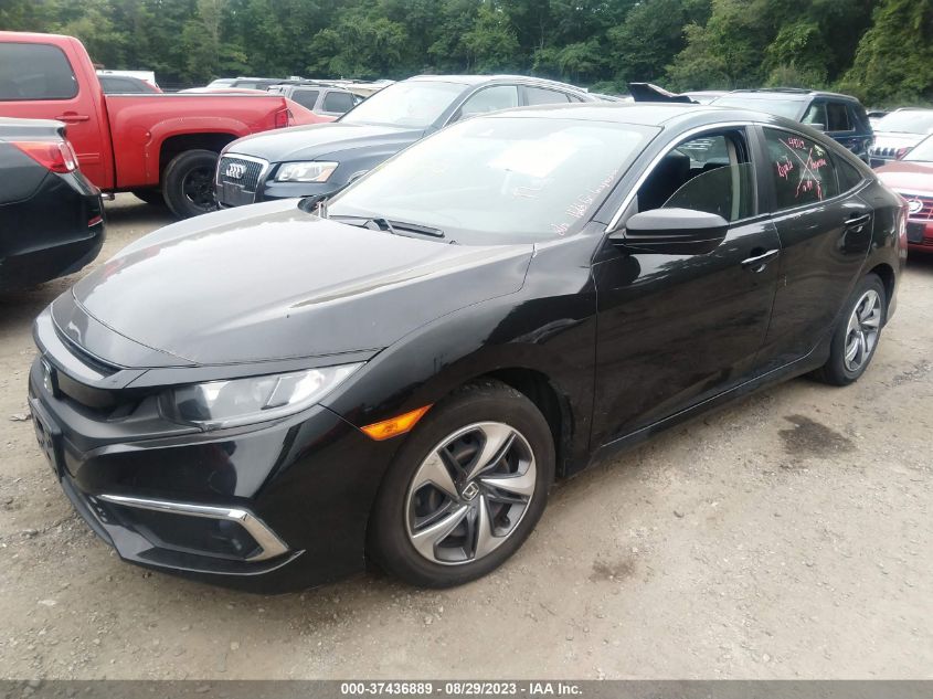 2HGFC2F66KH538968 2019 Honda Civic Sedan Lx