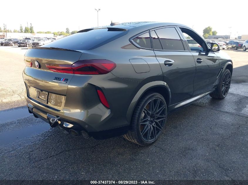 2022 BMW X6 M VIN: 5YMCY0C01N9M69433 Lot: 37437374