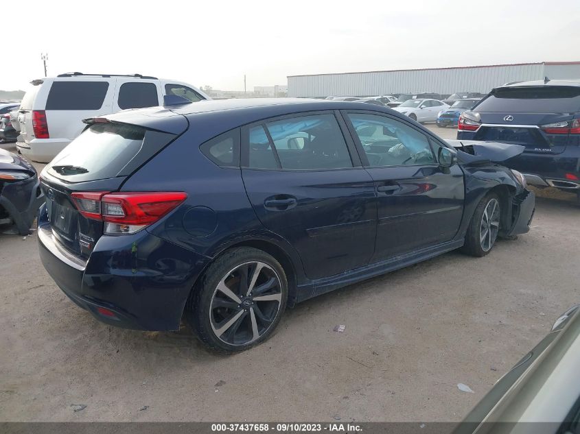 2021 Subaru Impreza Sport VIN: 4S3GTAM64M3711165 Lot: 37437658