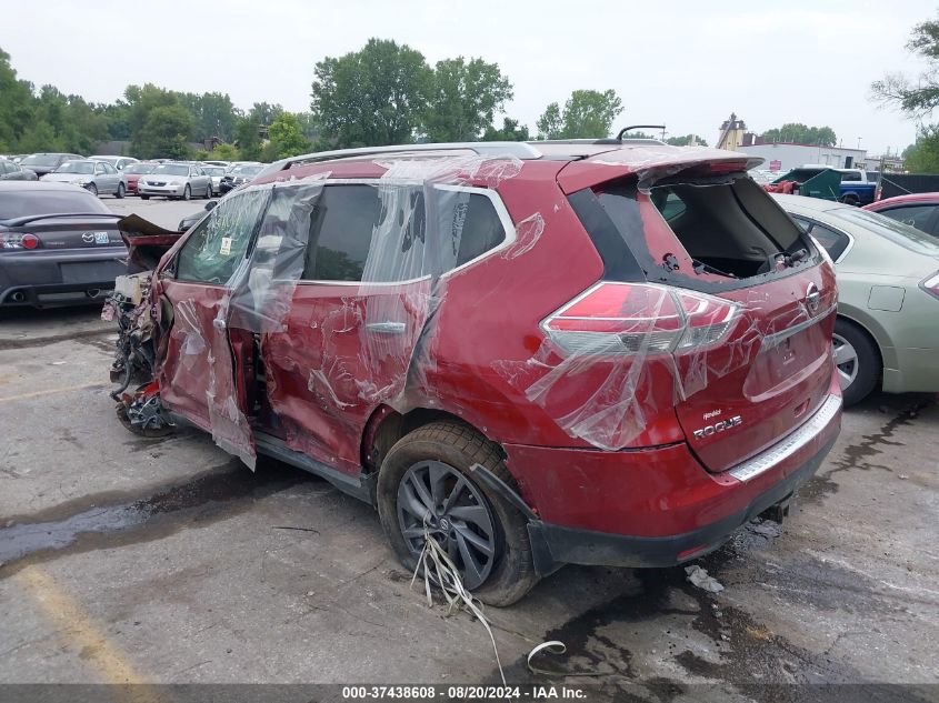 2016 Nissan Rogue Sl VIN: 5N1AT2MV5GC892778 Lot: 37438608