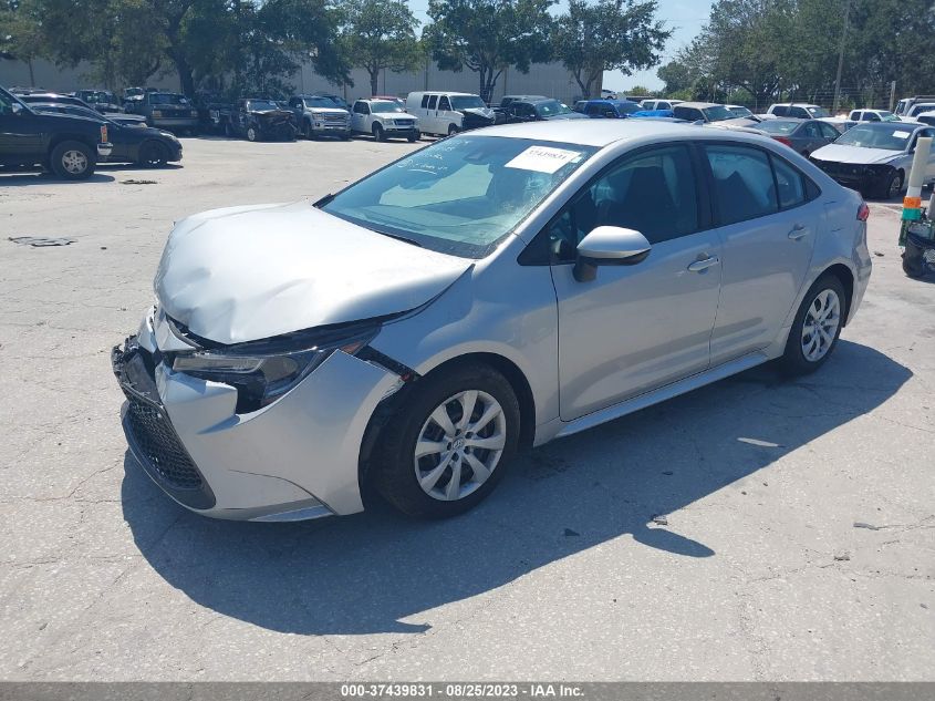 2022 Toyota Corolla Le VIN: 5YFEPMAEXNP390654 Lot: 37439831