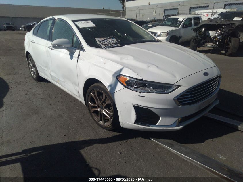 2019 Ford Fusion Sel VIN: 3FA6P0CD5KR144544 Lot: 37443563