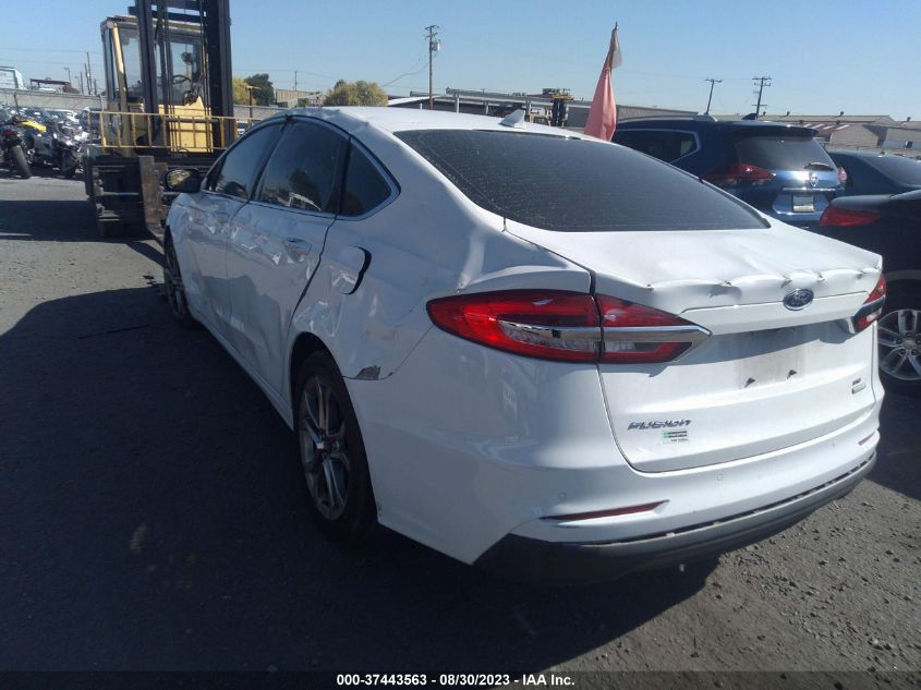 2019 Ford Fusion Sel VIN: 3FA6P0CD5KR144544 Lot: 37443563