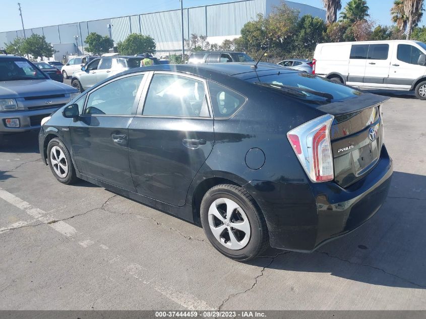 2013 Toyota Prius Five/Four/Three/Three Se/Two VIN: JTDKN3DU3D1630944 Lot: 37444459